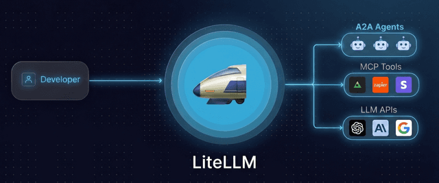 LiteLLM official documentation hero graphic